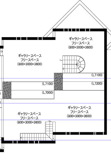 風景を楽しみ水盤のある家