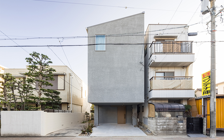 都市に住む・3階建て・重量鉄骨・外断熱の家＠名古屋市昭和区