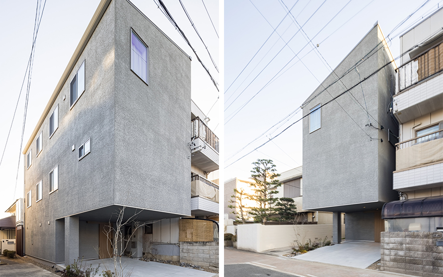 都市に住む・3階建て・重量鉄骨・外断熱の家＠名古屋市昭和区