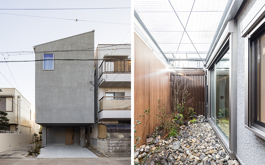 都市に住む・3階建て・重量鉄骨・外断熱の家＠名古屋市昭和区