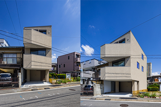 都市に住む・3階建て・重量鉄骨・外断熱の家＠名古屋市熱田区