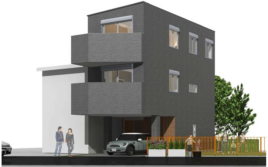 都市に住む・3階建て・重量鉄骨・外断熱の家＠名古屋市熱田区