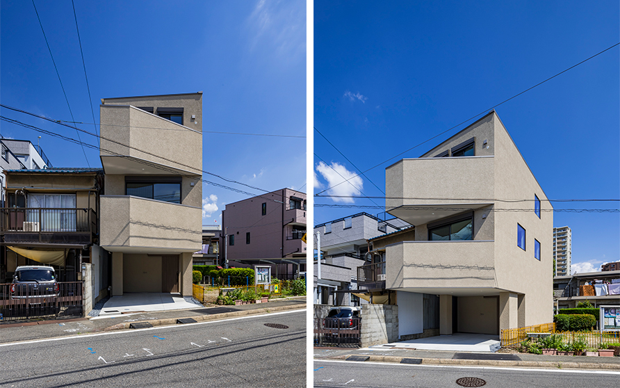 都市に住む・3階建て・重量鉄骨・外断熱の家＠名古屋市熱田区