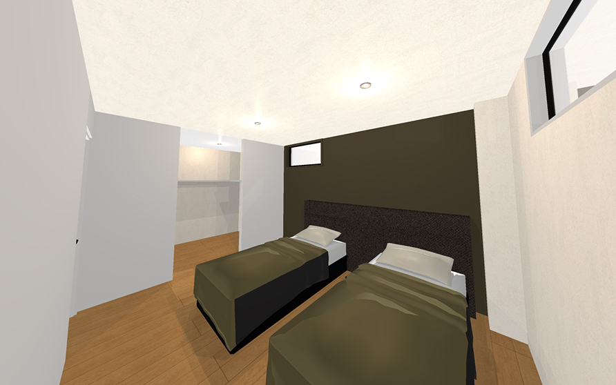 3世帯住宅(2階建て)重量鉄骨造・外断熱