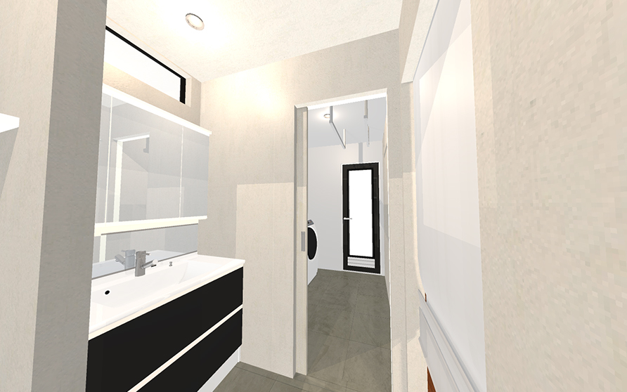 3世帯住宅(2階建て)重量鉄骨造・外断熱