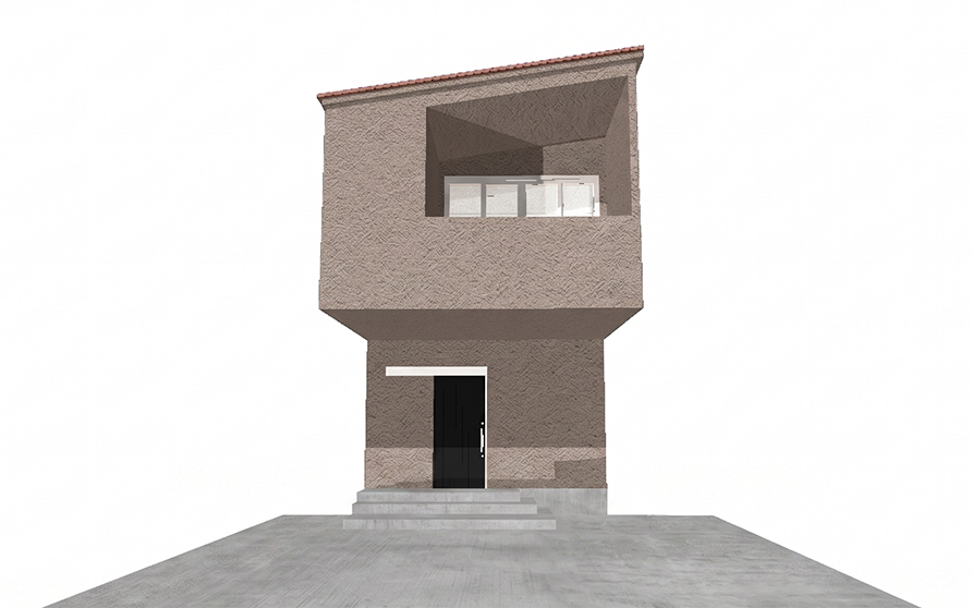 SHouse　重量鉄骨2階建て　外断熱