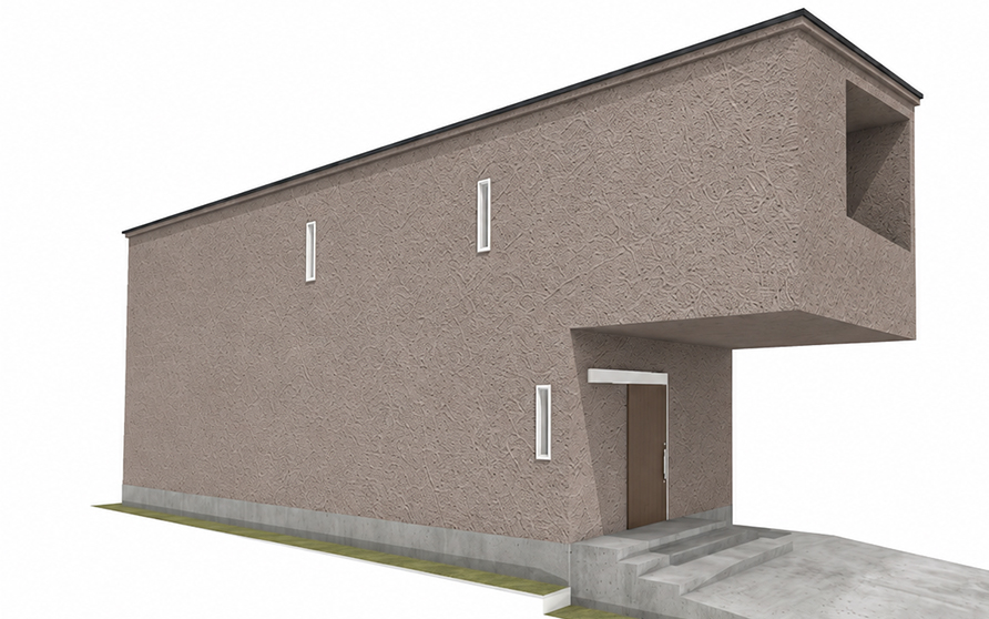 SHouse　重量鉄骨2階建て　外断熱