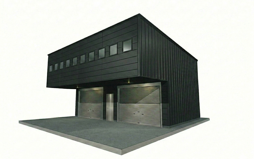 貸倉庫【不動産投資】重量鉄骨造2階建て