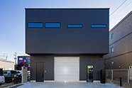 オフィス併用住宅（水道屋）2階建重量鉄骨造