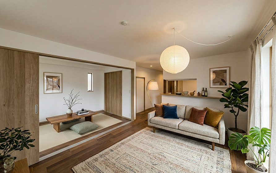 ２LDKファミリータイプ＆単身タイプの共同住宅