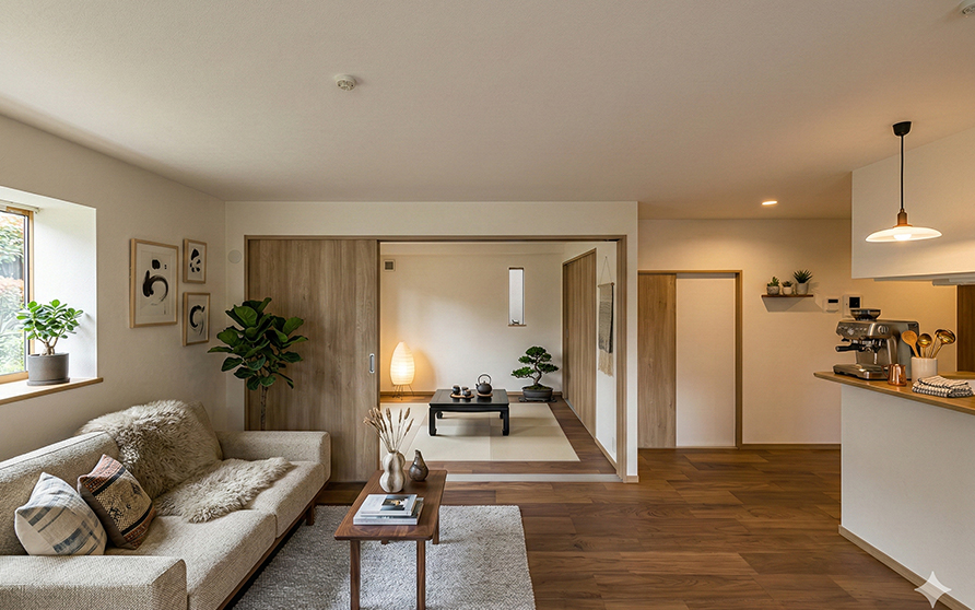 ２LDKファミリータイプ＆単身タイプの共同住宅